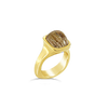 Cabochon Rutilated Quartz Ring