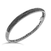 Black Diamond Bangle Bracelet