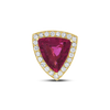 Rubellite & Diamond Ring