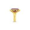 Rubellite & Diamond Ring