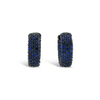 Blue Sapphire Hoop Earrings