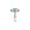 Paraiba & Diamond Cocktail Ring