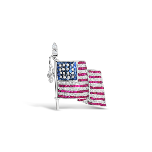 American Flag Estate Pin