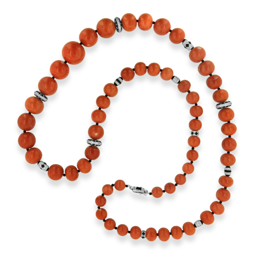 Coral Bead Necklace