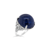Cabochon Ceylon Sapphire Ring