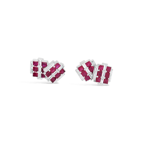 Ruby & Diamond Cufflinks