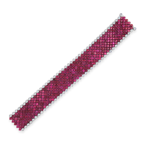 Ruby & Diamond Estate Bracelet