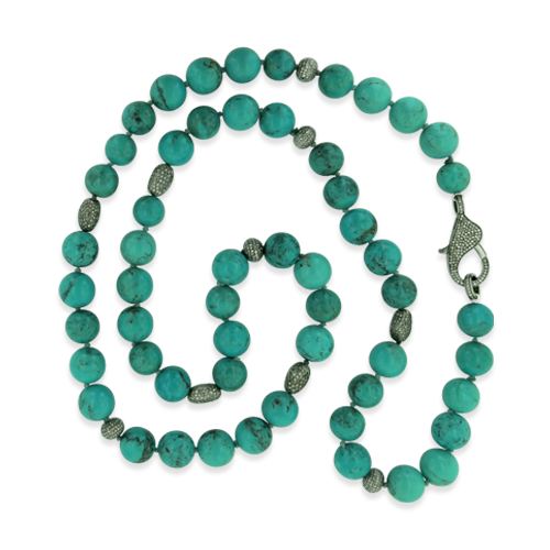 Turquoise & Diamond Necklace