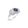 Sapphire & Diamond Ring