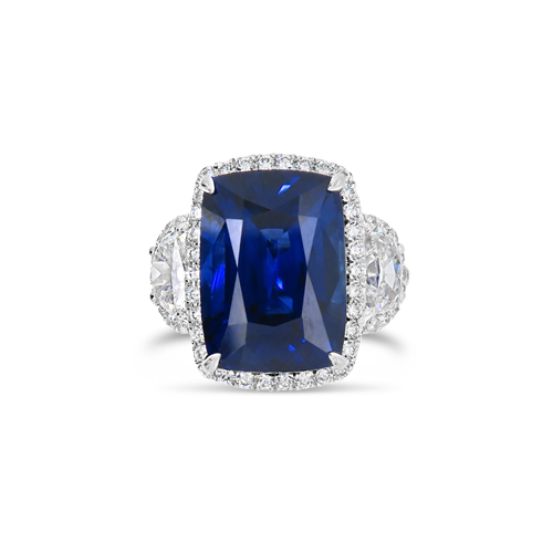 Sapphire & Diamond Ring