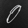 Diamond Rectangular Design Bangle Bracelet