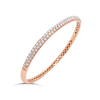 Rose Gold & Diamond Bangle Bracelet