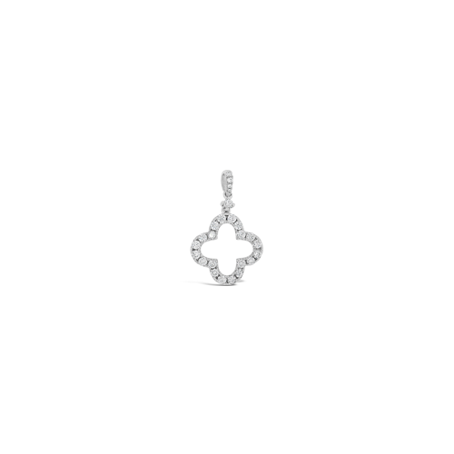 Diamond Clover Shape Pendant