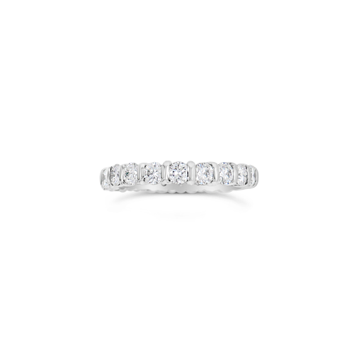 Bar Set Diamond Wedding Band