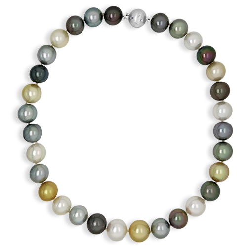 Multi-Colored South Sea Pearl Necklace