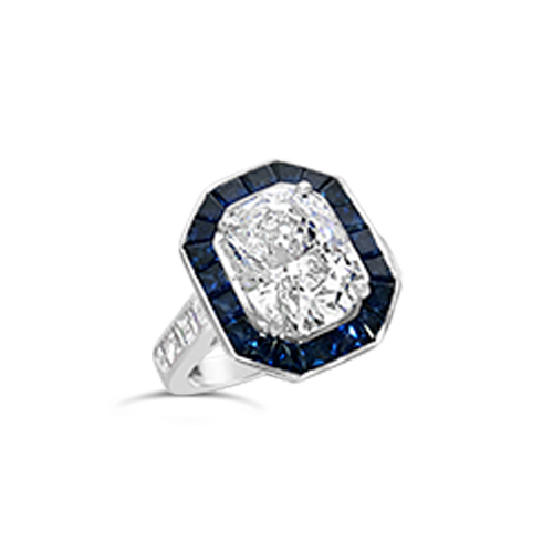 Sapphire & Diamond Ring