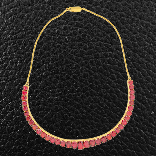 Red Spinel Necklace