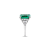 Emerald & Diamond Estate Ring