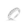 Channel Set Diamond Wedding Band