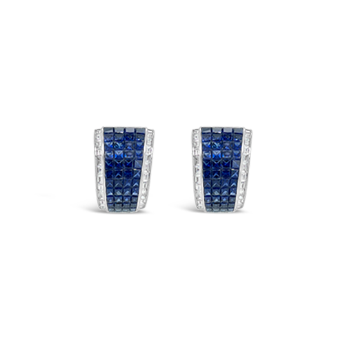 Sapphire & Diamond Earrings