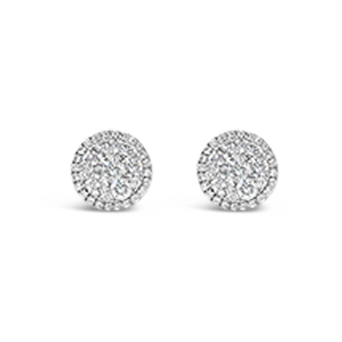 Diamond Cluster Earrings