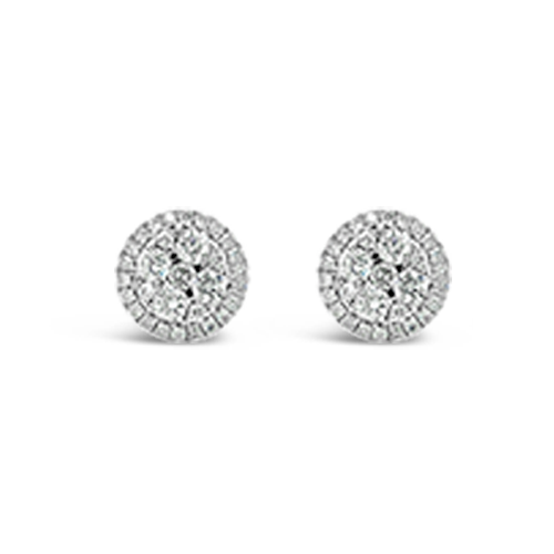 Diamond Cluster Earrings