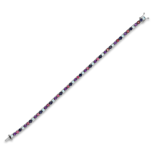 Multi-color Semi-precious Stone Bracelet