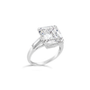 Asscher cut Diamond Engagement Ring