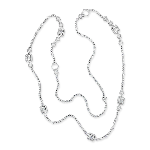 Long Diamond Necklace