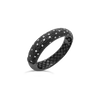 Black Spinel Bangle Bracelet