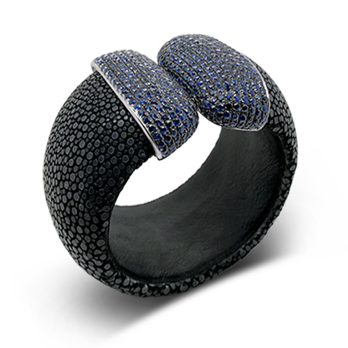Blue Sapphire Cuff Bracelet
