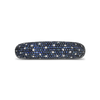 Blue & White Sapphire Bangle Bracelet