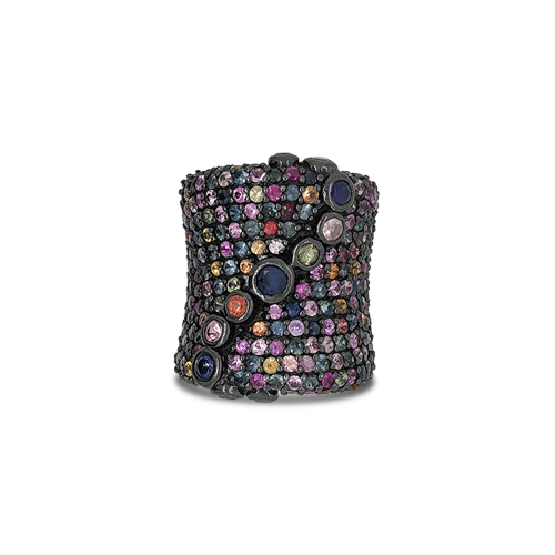 Multi-color Sapphire Ring