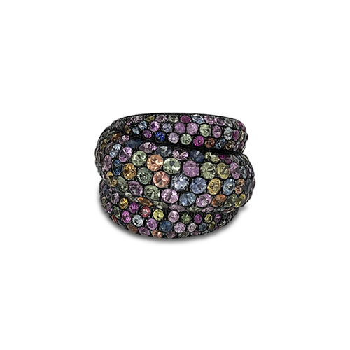 Multi-color Sapphire Ring