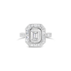 Octagonal Engagement Ring