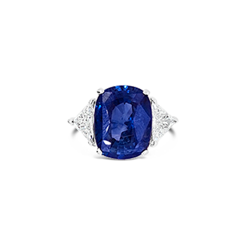 Sapphire & Diamond Ring