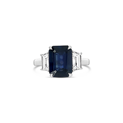 Sapphire & Diamond Ring