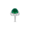 Sugarloaf Emerald & Diamond Ring