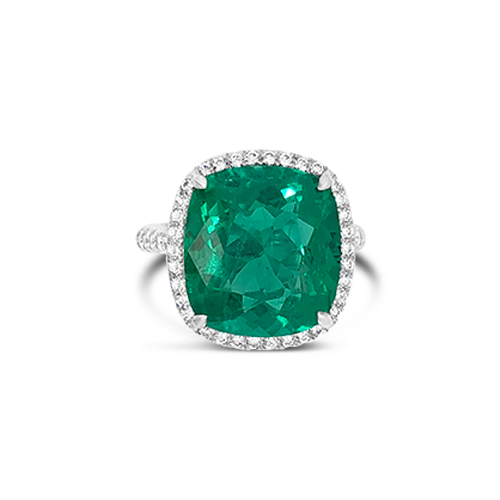 Emerald & Diamond Ring