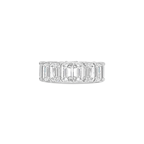 Emerald Cut Diamond Eternity Band