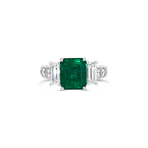 Emerald & Diamond Ring