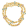Gold & Enamel Estate Necklace