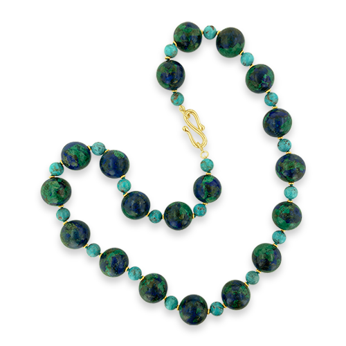 Malachite, Azurite & Turquoise Necklace