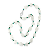 Crystal, Turquoise & Black Spinel Necklace