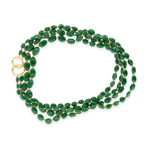 Emerald Bead Necklace