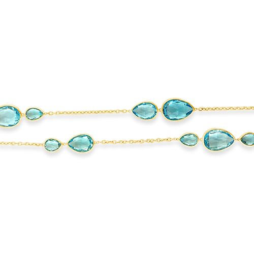 Blue Topaz Necklace