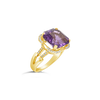 Amethyst & Diamond Ring