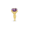 Amethyst & Diamond Ring