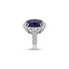 Violet Sapphire & Diamond Ring