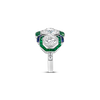 Diamond, Sapphire & Emerald Ring
